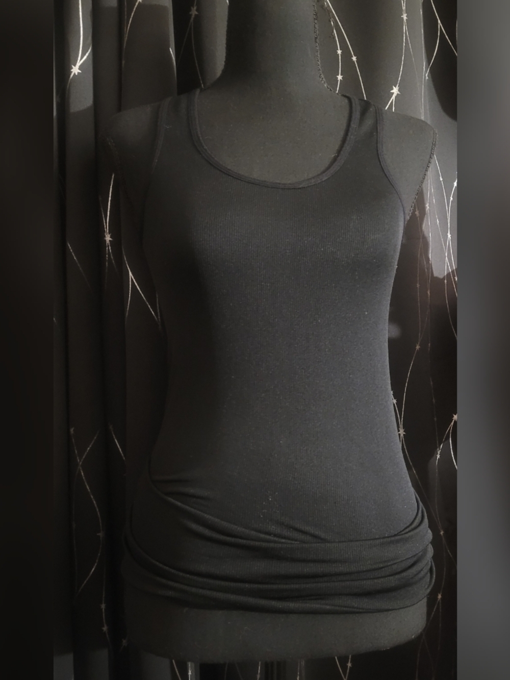 Classic Black Women's Racer Back Tank Top